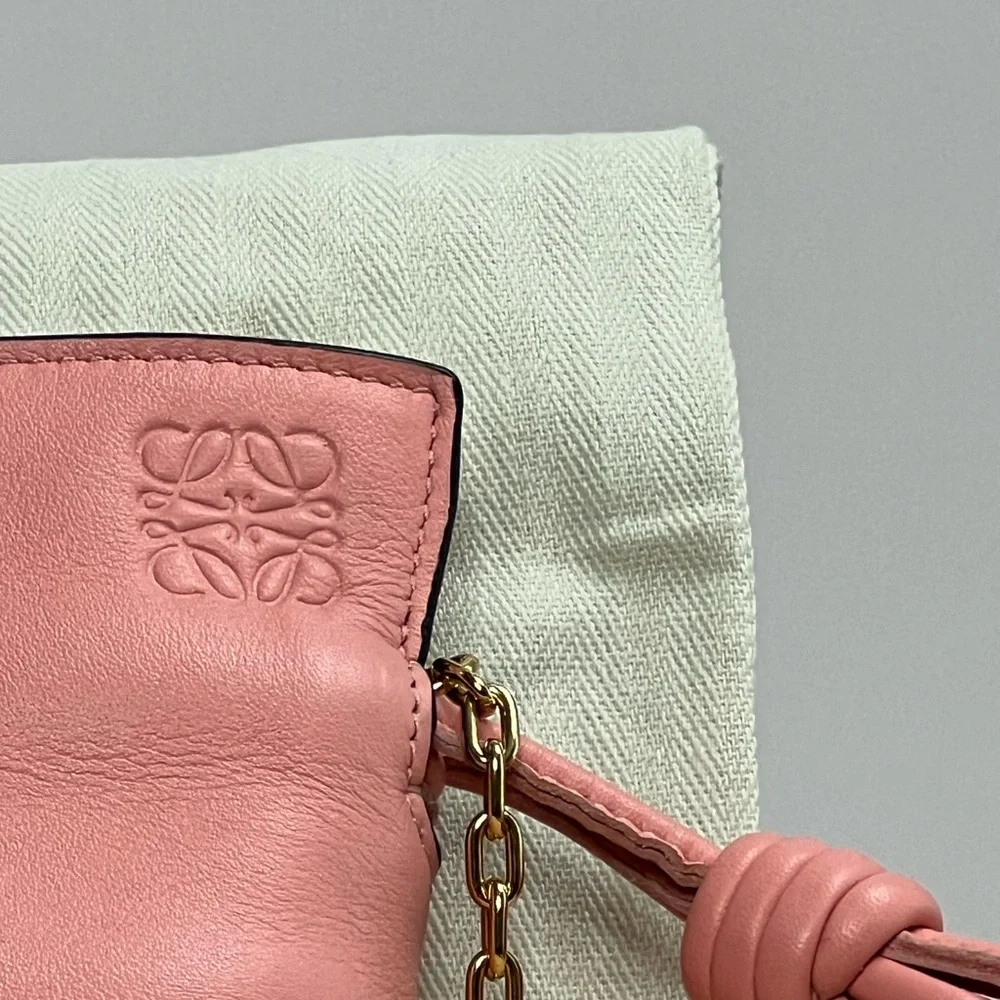 PINK FLAMENCO CLUTCH BAG, NANO SIZE—UNUSED CONDITION—NOT AVAILABLE IN STORES - Picture 2 of 14